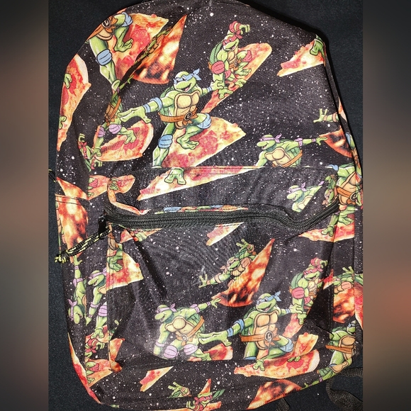 Teenage Mutant Ninja Turtles Backpack Pizza Surfing Nickelodeon TMNT 2016 - Picture 1 of 14